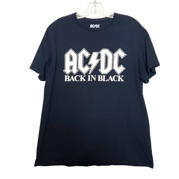 AC/DC Back in Black Graphic Tee - L - Picture 1 of 4